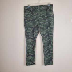 Mudpie Rory Green Camo Jeans